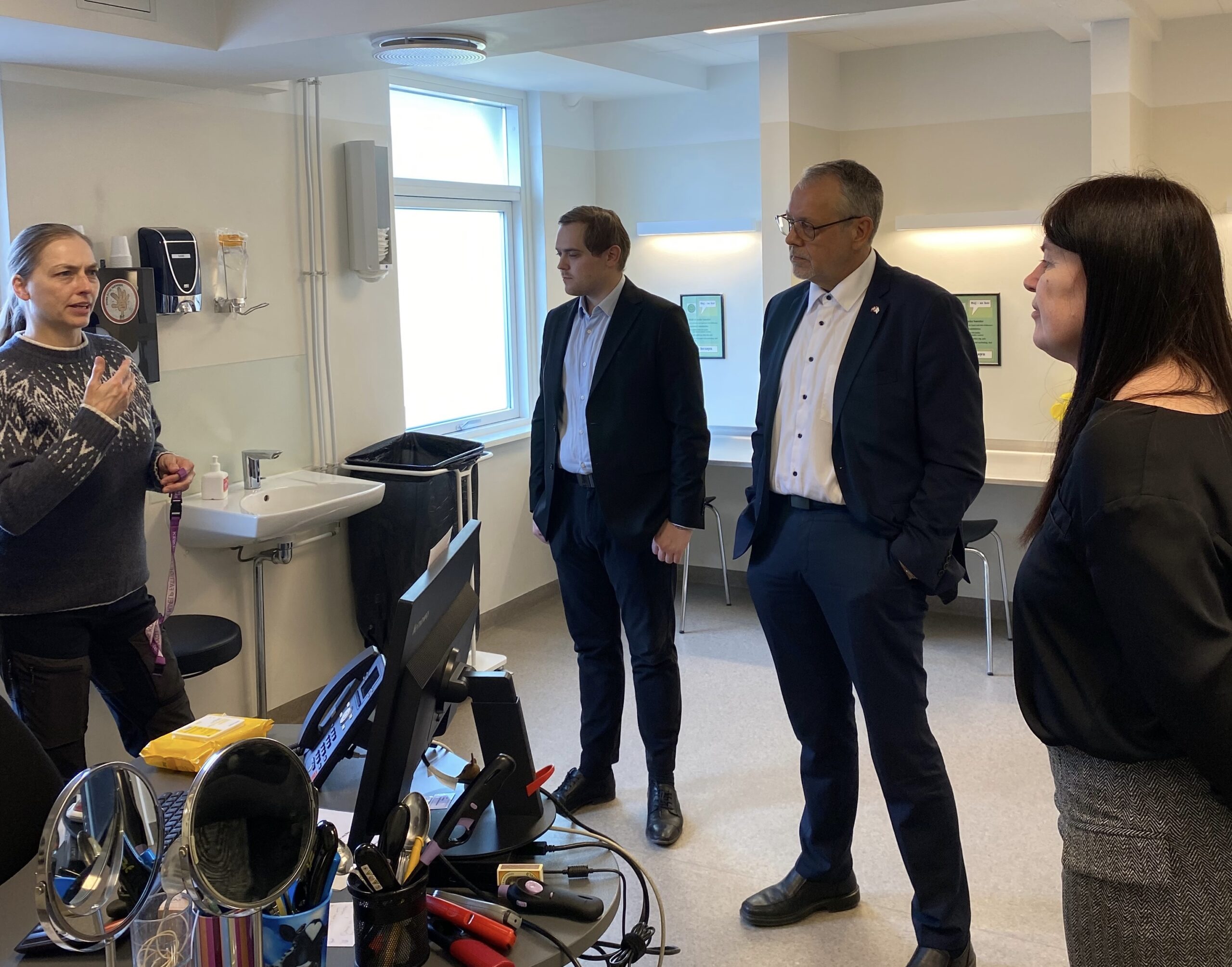 Stofindtagelsesrum i fokus under politikerbesøg i Vejle