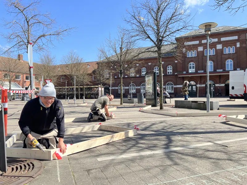 Kolding Banegårdsplads skifter ham: Mød Verdensmålspladsen Kolding Banegårdsplads skifter ham: Mød Verdensmålspladsen
