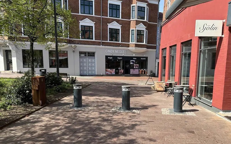 Pullerter skal stoppe ulovlig bilkørsel i Koldings gågader Pullerter skal stoppe ulovlig bilkørsel i Koldings gågader