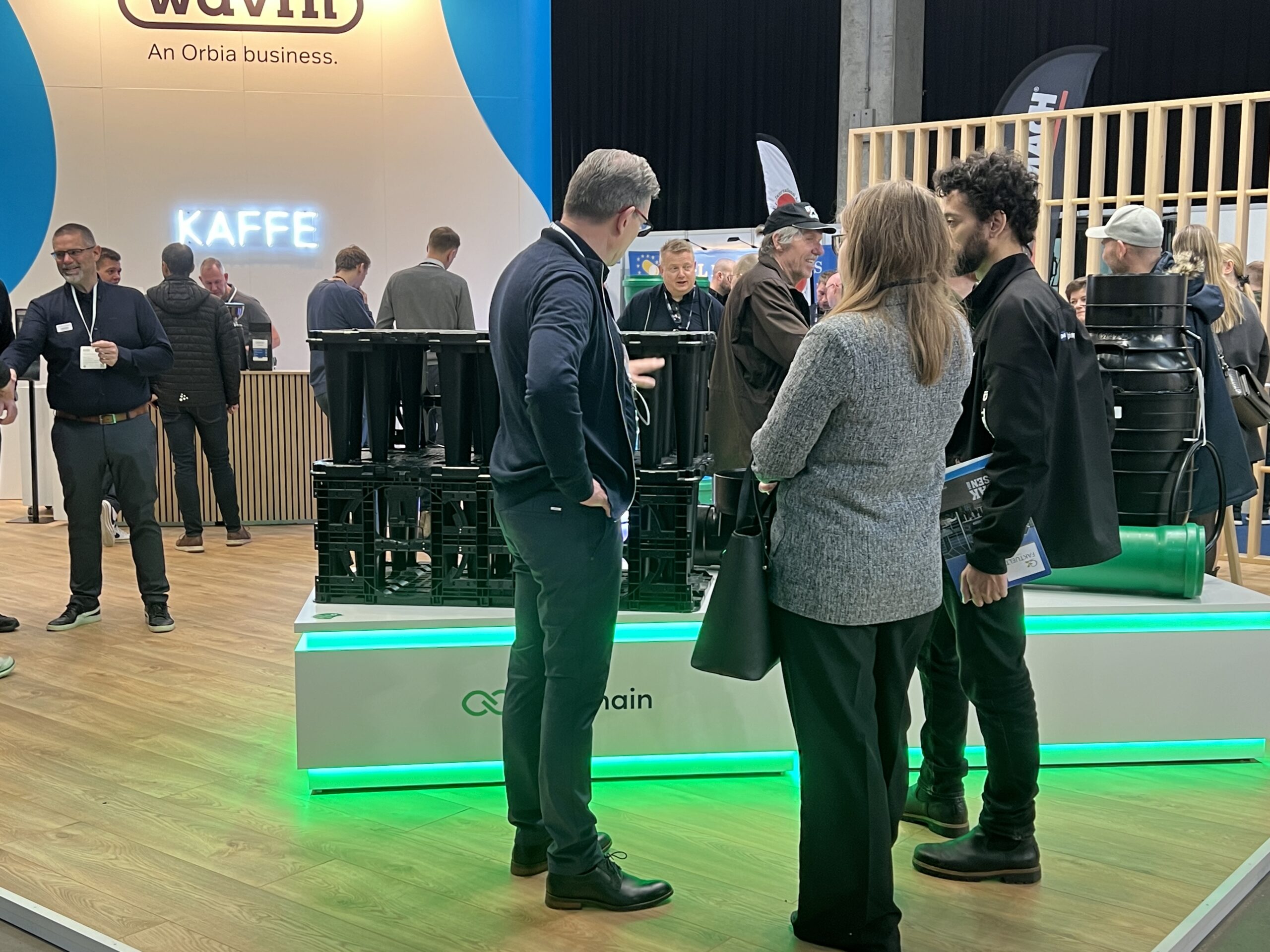 Wavin sætter grønt fokus på regnvand på Kloakmessen i Fredericia