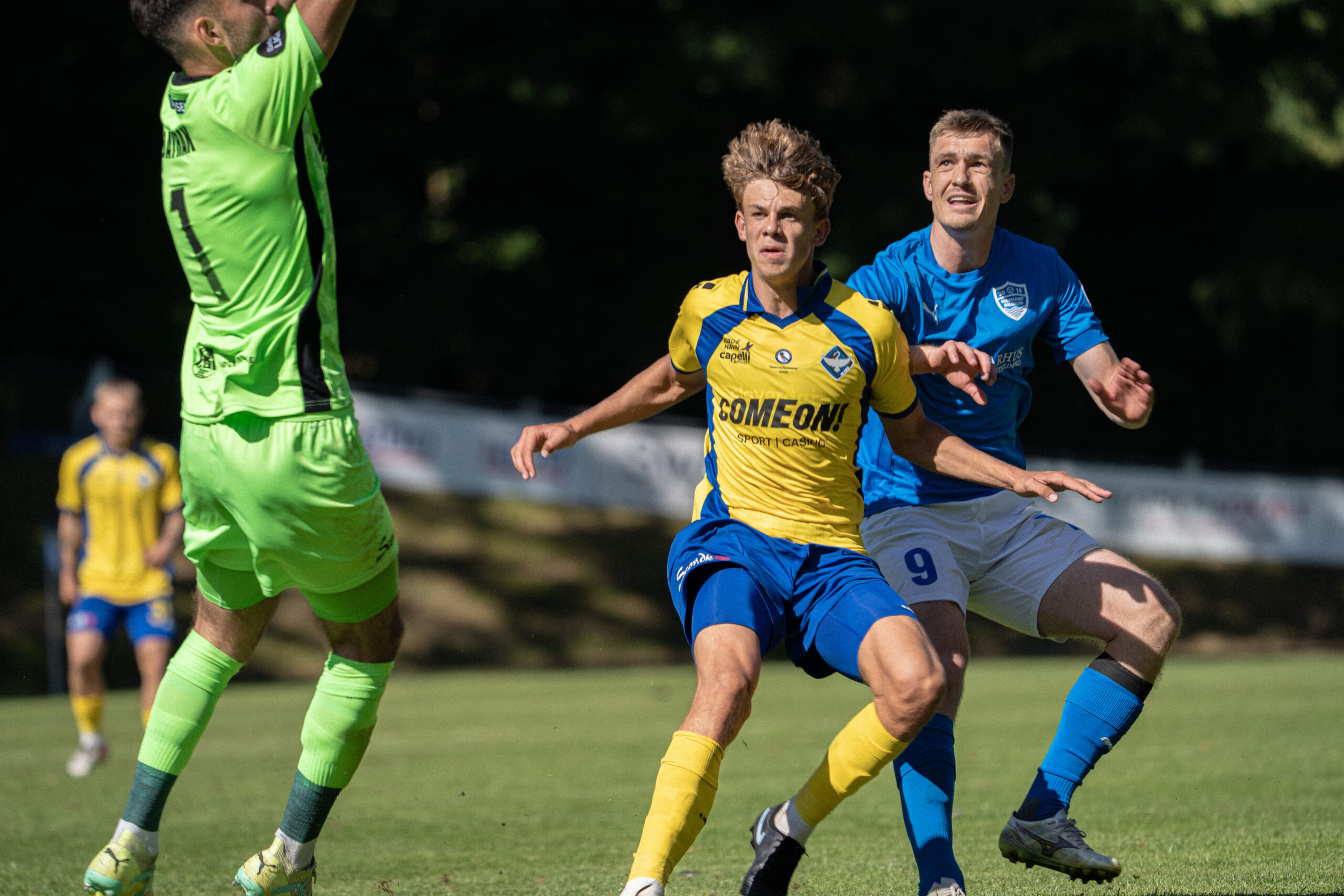 Lucas Jensen debuterede i blåt: Glad for at være i gang i Middelfart