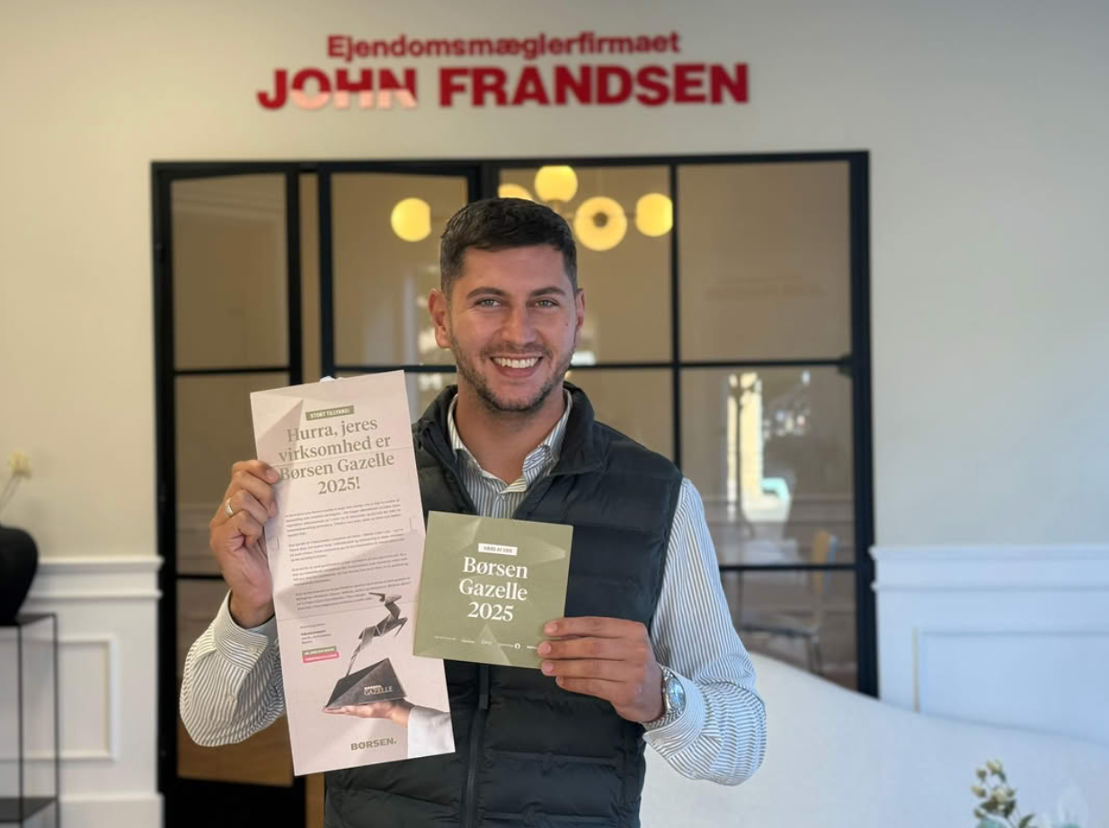 Ejendomsmæglerfirmaet kåret som Gazelle