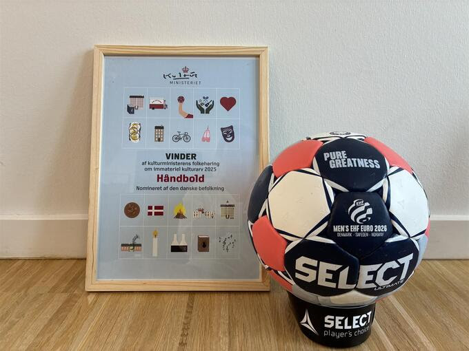 Håndbolden er nu officielt levende kulturarv